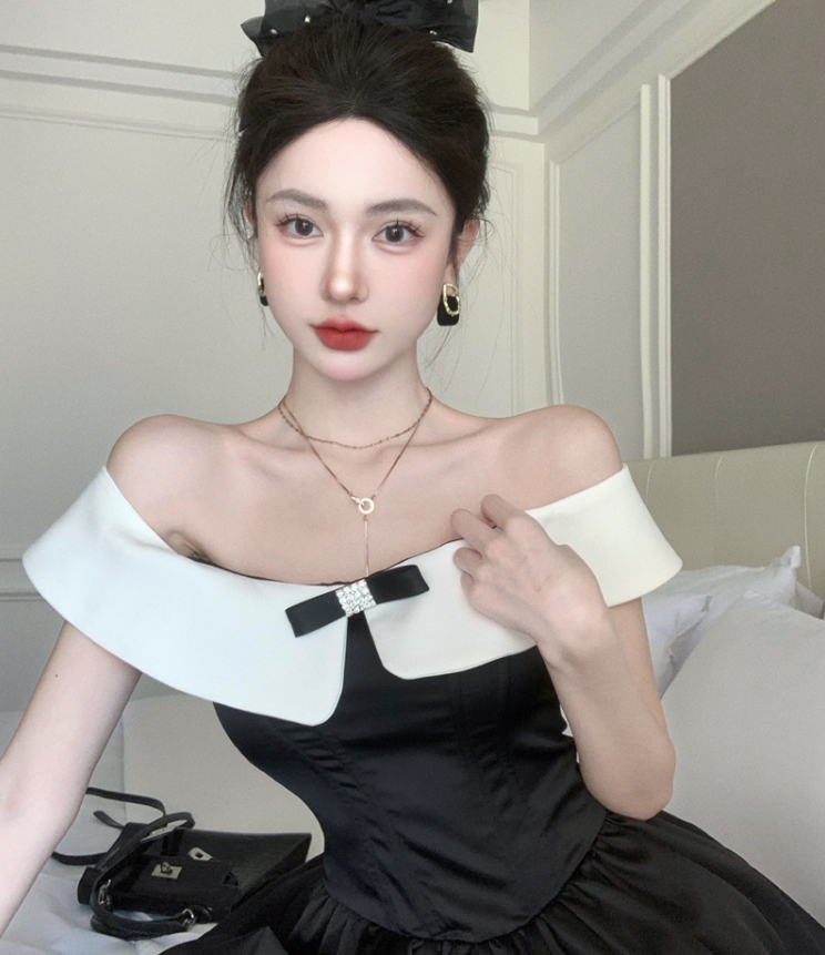 imagen de vestido negro aespa